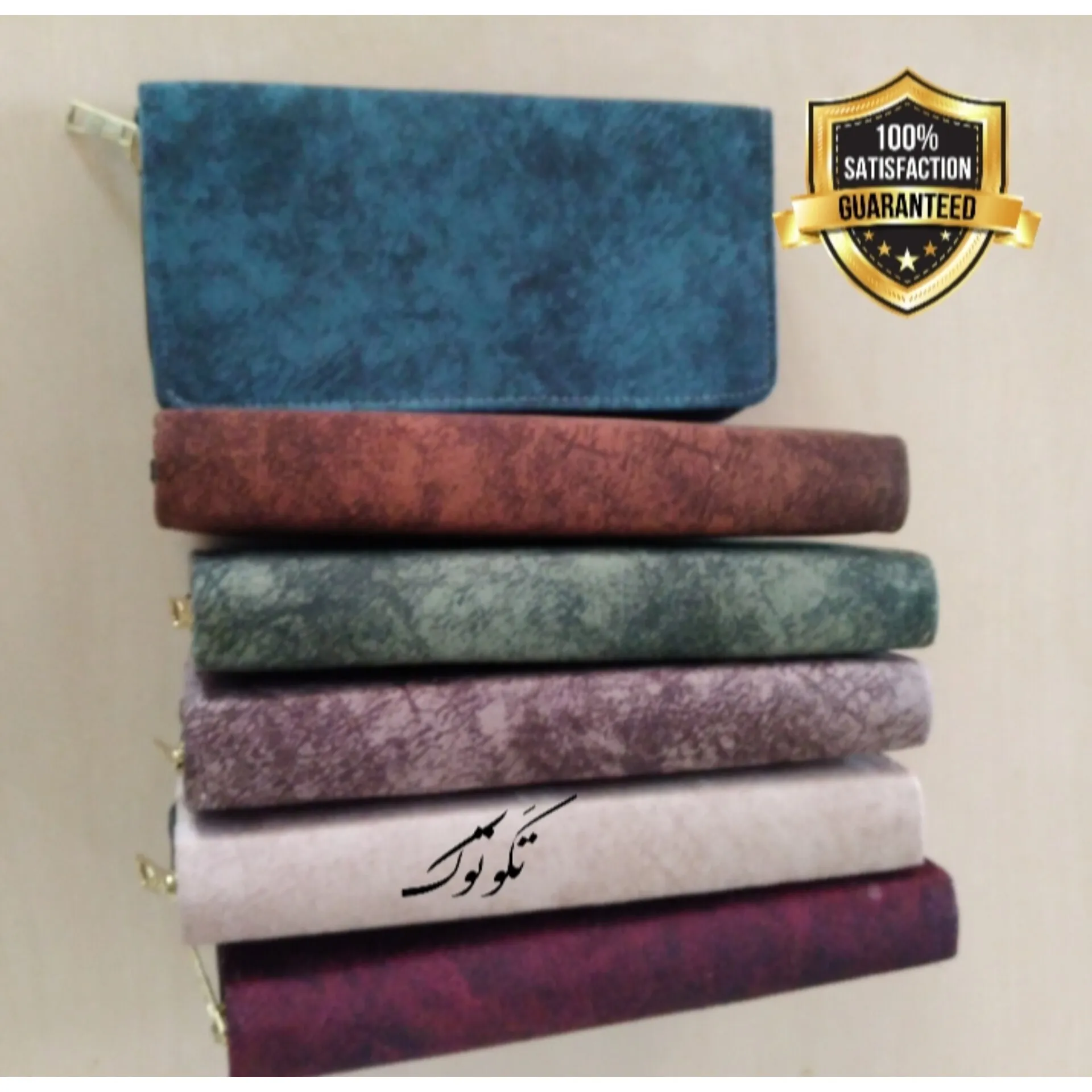 5fb03af2-3ed1-4bed-913f-d003bcc222d0 کیف پول و کیف موبایل دستی زنانه رویه چرم خارجی ابعاد 21 در 11 سانتیمتر - Image 1