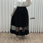 دامن زنانه گیپور وارداتی فری سایز قد 90 مدل 1934 - Image 2