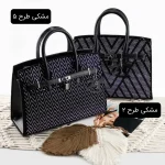 کیف زنانه چرم مصنوعی رسمی و مهمانی ابعاد 30 در 25 در 10 سانتیمتر - Image 4
