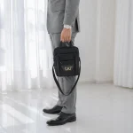 کیف اداری مردانه مشکی طرح 1 - تصویر 3