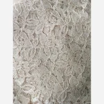 ست بلوز و دامن دخترانه با رویه سه تیکه جنس مازراتی و تور سایز 3 تا 10 سال رنگ آبی و کرم - Image 4