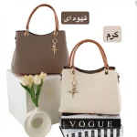 کیف زنانه چرم مصنوعی اسپرت و مجلسی با بند بلند - Image 5