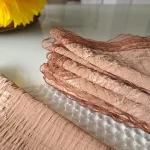 مینی اسکارف سه گوش نخی طرح کاج رنگبندی متنوع ابعاد 120 در 80 - Image 5