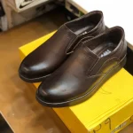 کفش چرم مردانه مدل فانتوم رویه چرم طبیعی زیره PU طبی - Image 6