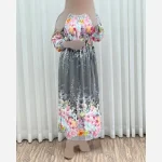 ساحلی نخی حاشیه دار نسیم فری سایز مناسب 38 تا 48