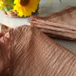 مینی اسکارف سه گوش نخی طرح کاج رنگبندی متنوع ابعاد 120 در 80 - Image 3