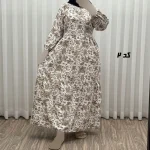 پیراهن ساحلی زنانه فلور بوگاتی مدل حجرو فری سایز مناسب تا 44 با کمربند - تصویر 4