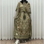 پیراهن پانچ زنانه سیلک هندی فری سایز مناسب تا 54 با قابلیت تنظیم سایز (گتدار) - تصویر 7