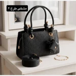 کیف پاسپورتی چرم مصنوعی زنانه روزمره مجلسی زیپدار بند بلند - تصویر 8