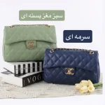 کیف پاسپورتی چرم مصنوعی زنانه روزمره بند بلند قهوه ای - تصویر 5