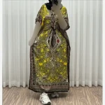 پیراهن پانچ زنانه سیلک هندی فری سایز مناسب تا 54 با قابلیت تنظیم سایز (گتدار) - تصویر 14
