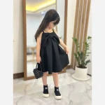 سارافون دخترانه مازراتی طرح پاپیون سایز 40 تا 60 مناسب 2 تا 11 سال - Image 5