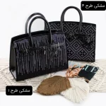 کیف زنانه چرم مصنوعی رسمی و مهمانی ابعاد 30 در 25 در 10 سانتیمتر - Image 3