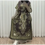 پیراهن پانچ زنانه سیلک هندی فری سایز مناسب تا 54 با قابلیت تنظیم سایز (گتدار) - تصویر 18