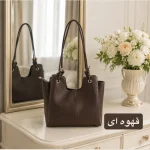 کیف زنانه چرم مصنوعی و کنفی اسپرت روزمره - تصویر 4