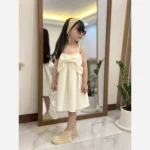 سارافون دخترانه مازراتی طرح پاپیون سایز 40 تا 60 مناسب 2 تا 11 سال - Image 4