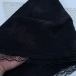 مینی اسکارف سه گوش نخی طرح کاج رنگبندی متنوع ابعاد 120 در 80 - Image 17