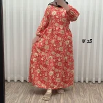 پیراهن ساحلی زنانه فلور بوگاتی مدل حجرو فری سایز مناسب تا 44 با کمربند - تصویر 9