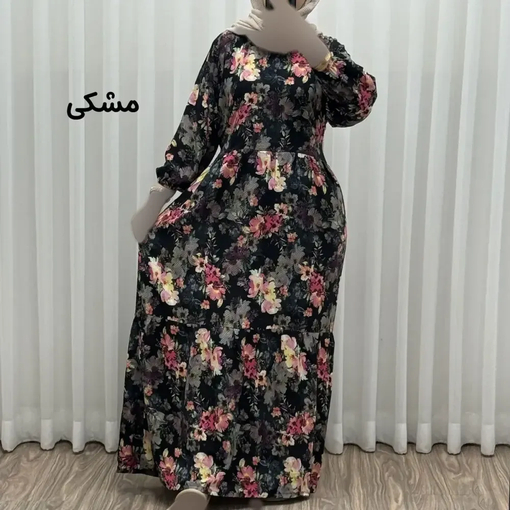 a40e59b3-d974-4a9a-8355-55fb6393ebba پیراهن ساحلی زنانه مدل گل یخی جنس ابرباد فری سایز مناسب تا 44 - تصویر 1
