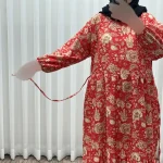 پیراهن ساحلی زنانه فلور بوگاتی مدل حجرو فری سایز مناسب تا 44 با کمربند - تصویر 10