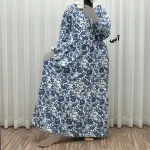 پیراهن فلور بوگاتی فری سایز تا 48 بنددار چهارفصل شیک و راحت بدون آبرفت و رنگ رفت - Image 6