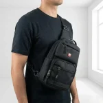 کیف مردانه اسپرت روزمره پارچه ای زیپی بند بلند 7 جیب - تصویر 6