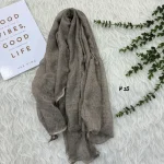 شال نخ پنبه دستک دار قواره 190 در 75 سانتیمتر بدون چروک و پرزدهی - Image 10