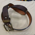 کمربند چرمی مردانه چرم صنعتی پهنای 3.5 سانت در چهار رنگ مختلف - تصویر 4