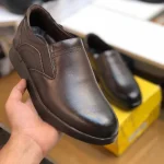 کفش چرم مردانه مدل فانتوم رویه چرم طبیعی زیره PU طبی - Image 5