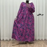 پیراهن فلور بوگاتی فری سایز تا 48 بنددار چهارفصل شیک و راحت بدون آبرفت و رنگ رفت - Image 7