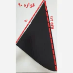 مقنعه بروجرد مشکی نخی قواره 90 و 100 مناسب ادارات و مدرسه - Image 4