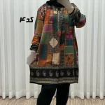 تونیک چهل تیکه سوپرنخ اندونزی سایز بزرگ زنانه - تصویر 4