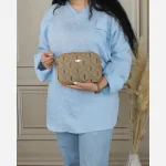 کیف پاسپورتی پارچه ای روزمره و مهمانی بند بلند سایز 21x14x5 سانتیمتر - تصویر 8