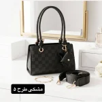 کیف پاسپورتی چرم مصنوعی زنانه روزمره مجلسی زیپدار بند بلند - تصویر 6