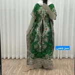 پیراهن پانچ زنانه سیلک هندی فری سایز مناسب تا 54 با قابلیت تنظیم سایز (گتدار) - تصویر 4