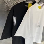 تیشرت پنبه لش استایل نوجوان و بزرگسال مشکی و سفید - Image 4