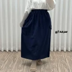 دامن زنانه مدل کارگو جنس لینن فری سایز مناسب تا 44 - Image 6