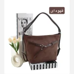 کیف زنانه مخمل روزمره و مهمانی دو بند جیبدار - Image 8