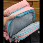 کوله پشتی دخترانه کرومی ضد آب مناسب کلاس اول تا چهارم طبی و جادار - Image 14