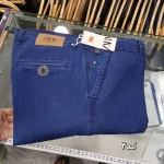 شلوار کتان مردانه کلاسیک مشکی و سبز یشمی سایز 42 تا 52 - تصویر 7
