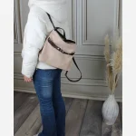 کیف زنانه مخمل روزمره و مهمانی دو بند جیبدار - Image 2