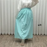 دامن زنانه لینن پاپیون دار فری سایز مناسب تا 44 - Image 4