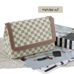 کیف پاسپورتی چرم مصنوعی زنانه روزمره ابعاد 28 در 18 در 10 سانتیمتر - Image 6