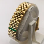 ساعت مردانه رولکس دیت جاست طلایی صفحه سفید موتور کوارتز ژاپن مستر کوالیتی - تصویر 3