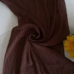 شال پلیسه رنگی منگوله دار سایز 70 در 190 مناسب بهار و تابستان - Image 5