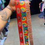 کمربند بگ برزنتی چاپی اسپرت طول 105 سانتیمتر - Image 2