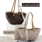 کیف زنانه چرم مصنوعی رسمی و روزمره با بند بلند - تصویر 8
