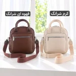 کوله دخترانه چرم مصنوعی 3 کاره روزمره ابعاد 30 در 27 سانتیمتر - تصویر 6