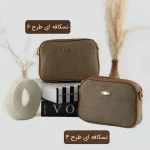 کیف پاسپورتی پارچه ای روزمره و مهمانی بند بلند سایز 21x14x5 سانتیمتر - تصویر 3