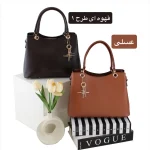 کیف زنانه چرم مصنوعی اسپرت و مجلسی با بند بلند - Image 7